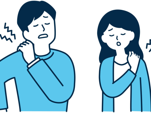 寒さによる首こり、肩こり大変多くなってます！