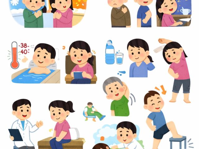 寒暖差による不調、対策方法