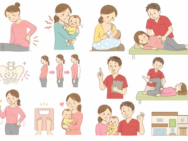 産後骨盤矯正なら岡崎市のAnnおかざきスポーツ鍼灸接骨院へ！産後の痛み・体型・体重のお悩みをご相談ください