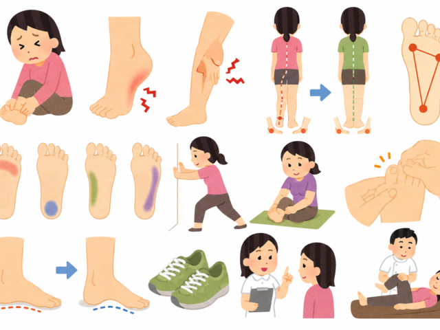 足裏の痛みと重心の関連性